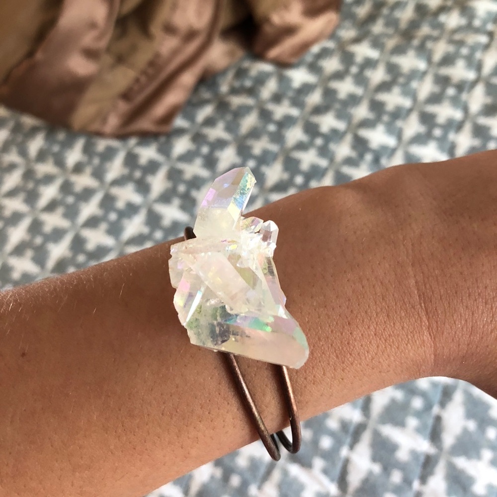 Angel Aura Quartz Bangel